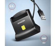 Axagon CRE-SM4N USB-A Smart card FLATREADER CZYTNIK - 1485438 - zdjęcie 4